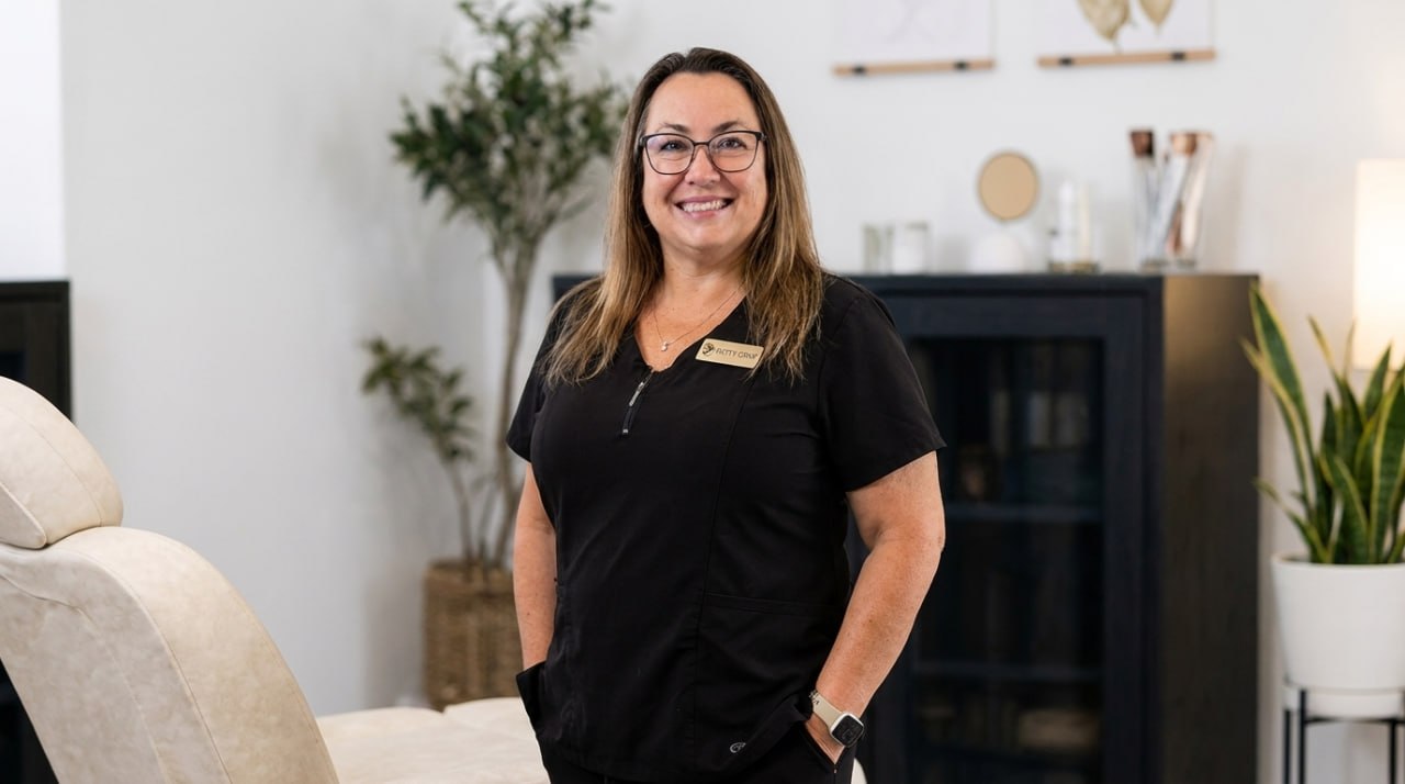 Skin consultation at Skin Solution MedSpa in Boardman, Ohio